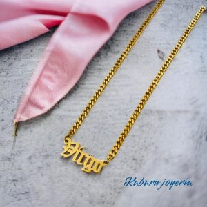 Collar acero inoxidable signo zodiacal Virgo