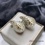Pendientes color plata acero inoxidable gotas