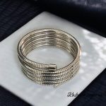 Brazalete color plata acero inoxidable