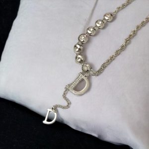 Collar color plata acero inoxidable D